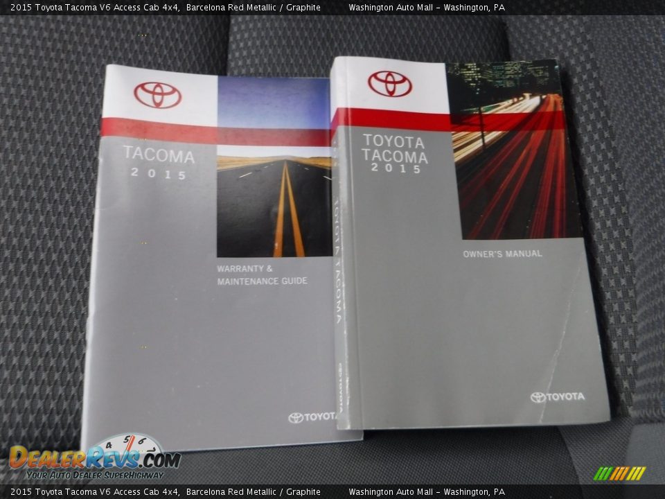 2015 Toyota Tacoma V6 Access Cab 4x4 Barcelona Red Metallic / Graphite Photo #28