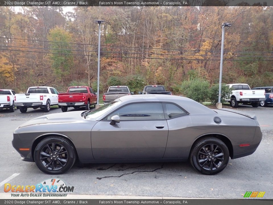 2020 Dodge Challenger SXT AWD Granite / Black Photo #6