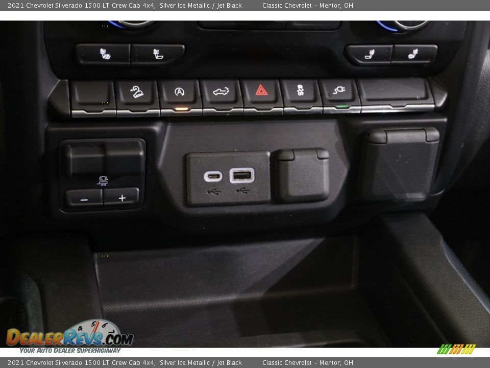 2021 Chevrolet Silverado 1500 LT Crew Cab 4x4 Silver Ice Metallic / Jet Black Photo #15
