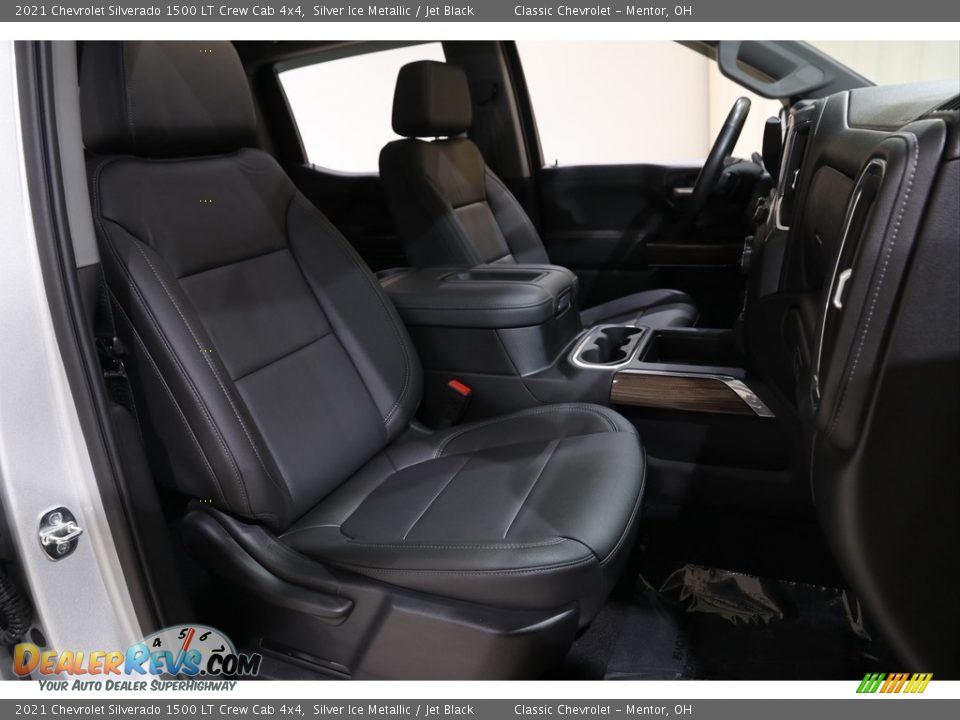 2021 Chevrolet Silverado 1500 LT Crew Cab 4x4 Silver Ice Metallic / Jet Black Photo #16