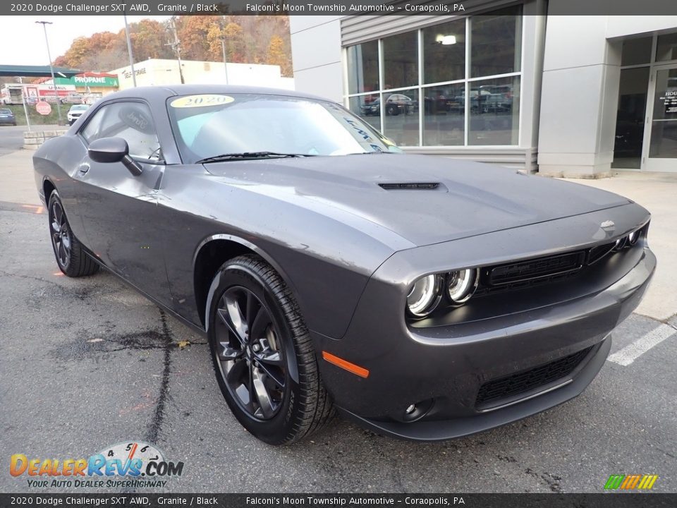 2020 Dodge Challenger SXT AWD Granite / Black Photo #9