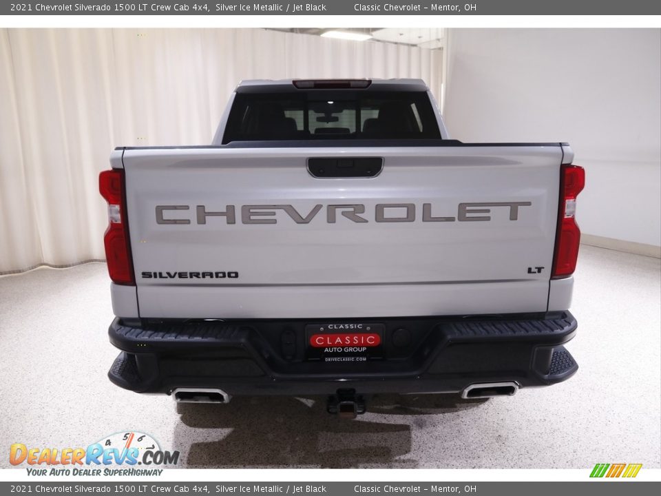 2021 Chevrolet Silverado 1500 LT Crew Cab 4x4 Silver Ice Metallic / Jet Black Photo #19