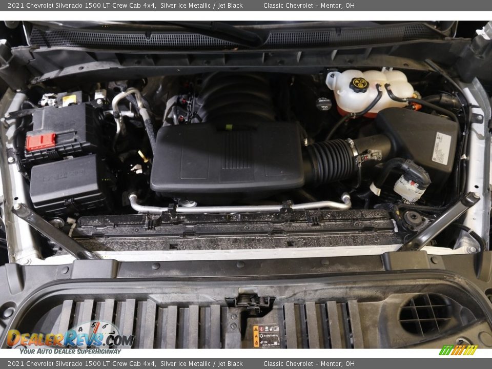 2021 Chevrolet Silverado 1500 LT Crew Cab 4x4 Silver Ice Metallic / Jet Black Photo #20