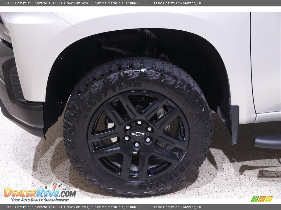 2021 Chevrolet Silverado 1500 LT Crew Cab 4x4 Silver Ice Metallic / Jet Black Photo #21