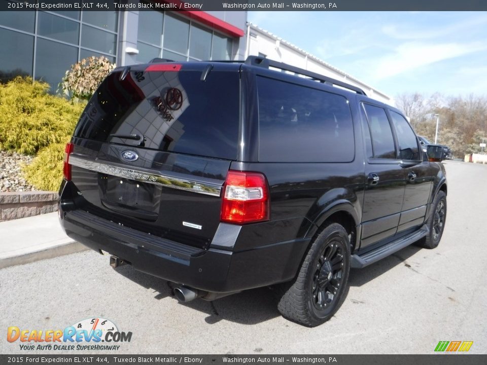 2015 Ford Expedition EL XLT 4x4 Tuxedo Black Metallic / Ebony Photo #14