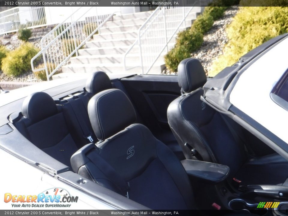 2012 Chrysler 200 S Convertible Bright White / Black Photo #4