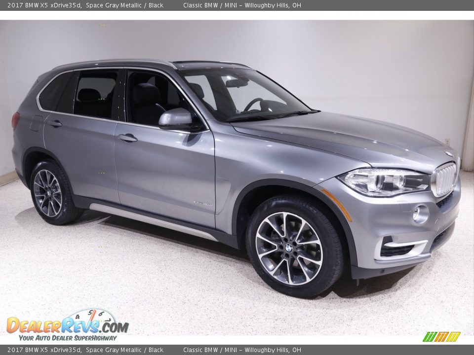 2017 BMW X5 xDrive35d Space Gray Metallic / Black Photo #1