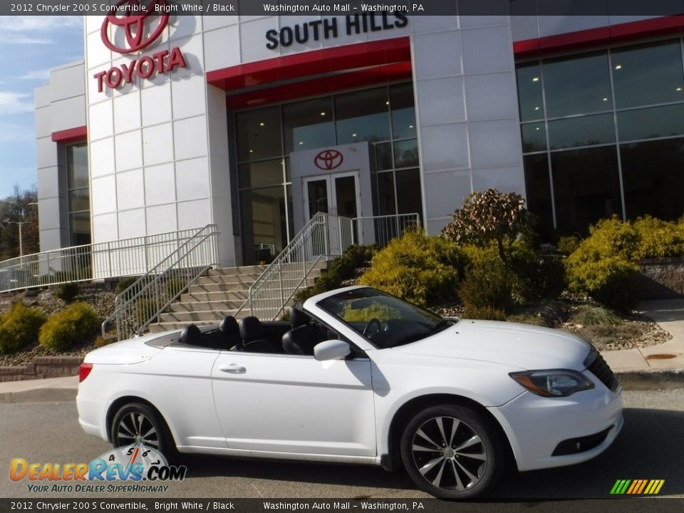 2012 Chrysler 200 S Convertible Bright White / Black Photo #11