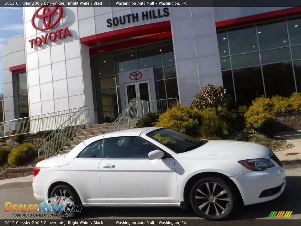 2012 Chrysler 200 S Convertible Bright White / Black Photo #12