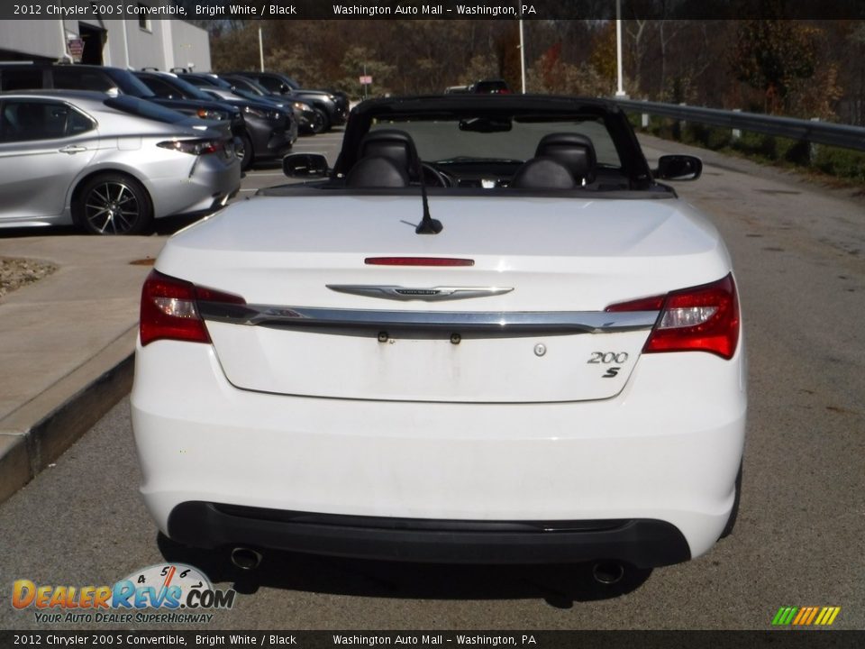 2012 Chrysler 200 S Convertible Bright White / Black Photo #16