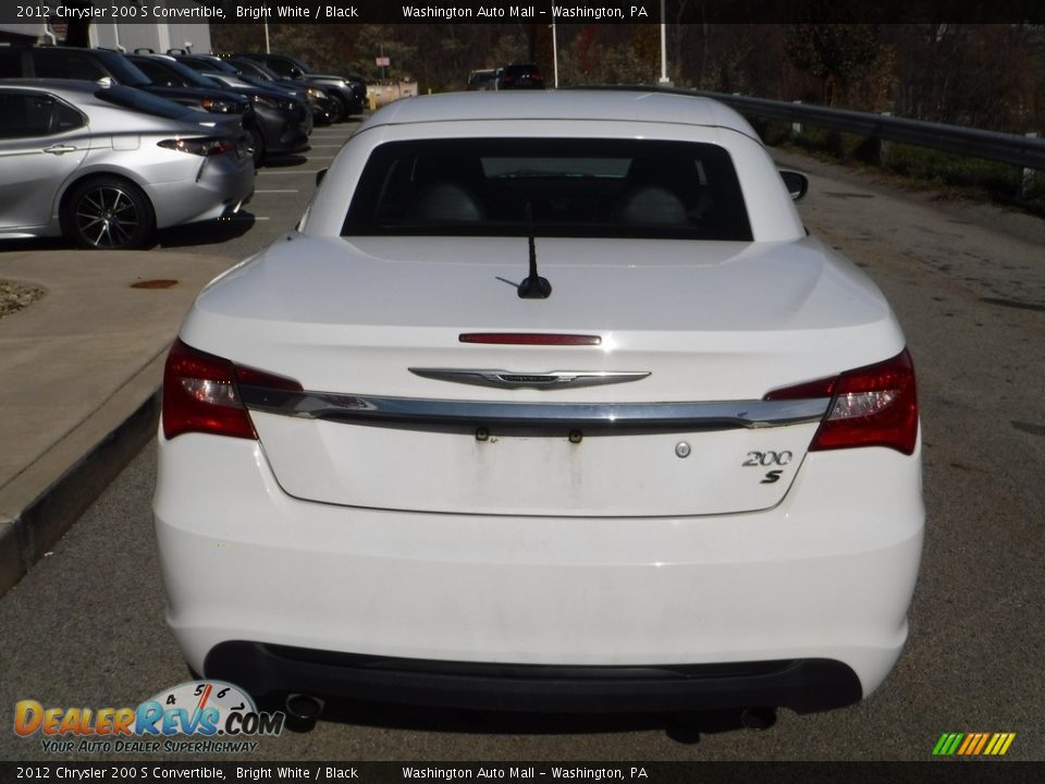 2012 Chrysler 200 S Convertible Bright White / Black Photo #20