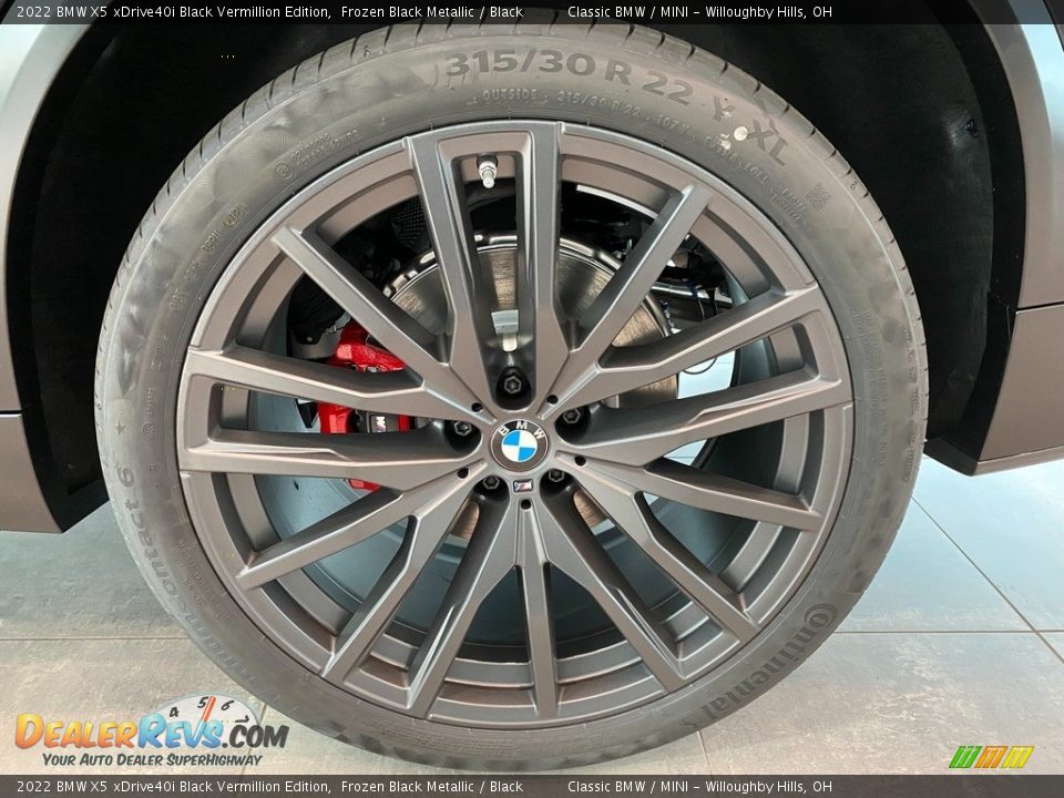 2022 BMW X5 xDrive40i Black Vermillion Edition Wheel Photo #4
