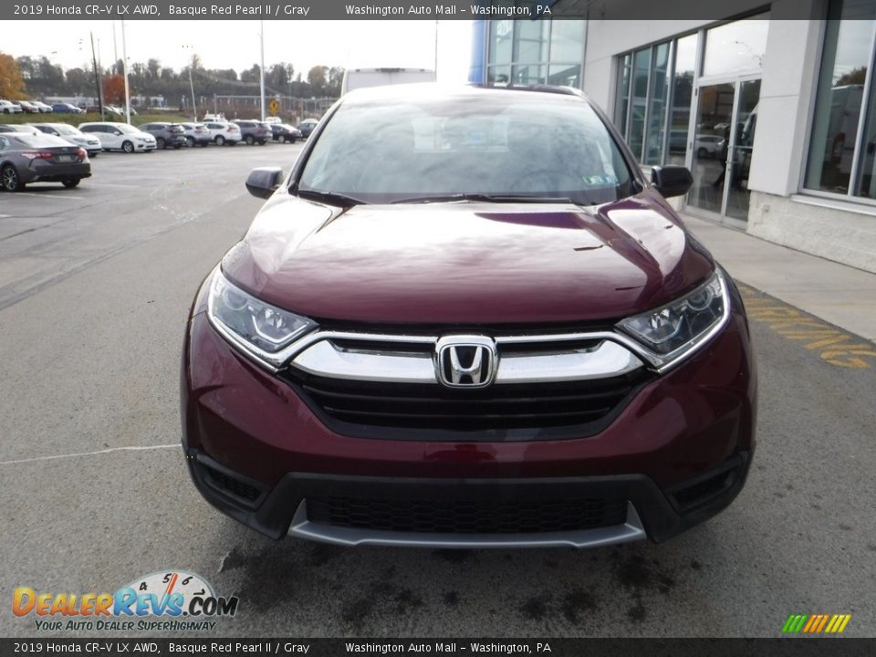 2019 Honda CR-V LX AWD Basque Red Pearl II / Gray Photo #4