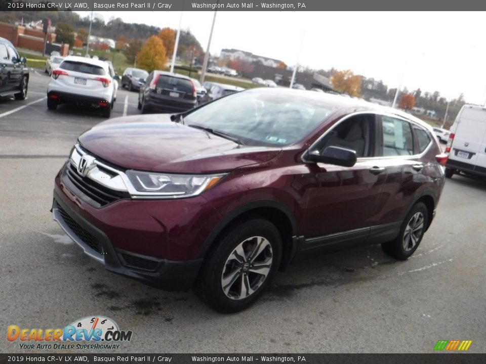 2019 Honda CR-V LX AWD Basque Red Pearl II / Gray Photo #5