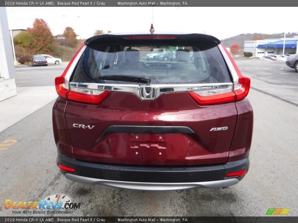 2019 Honda CR-V LX AWD Basque Red Pearl II / Gray Photo #8