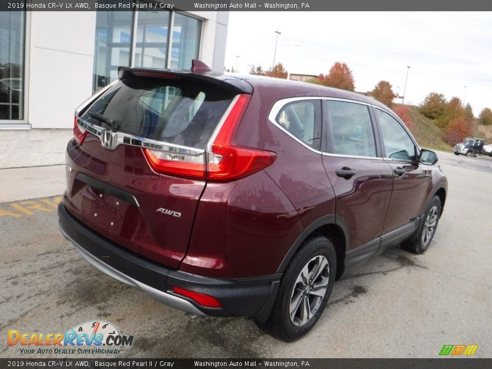 2019 Honda CR-V LX AWD Basque Red Pearl II / Gray Photo #9