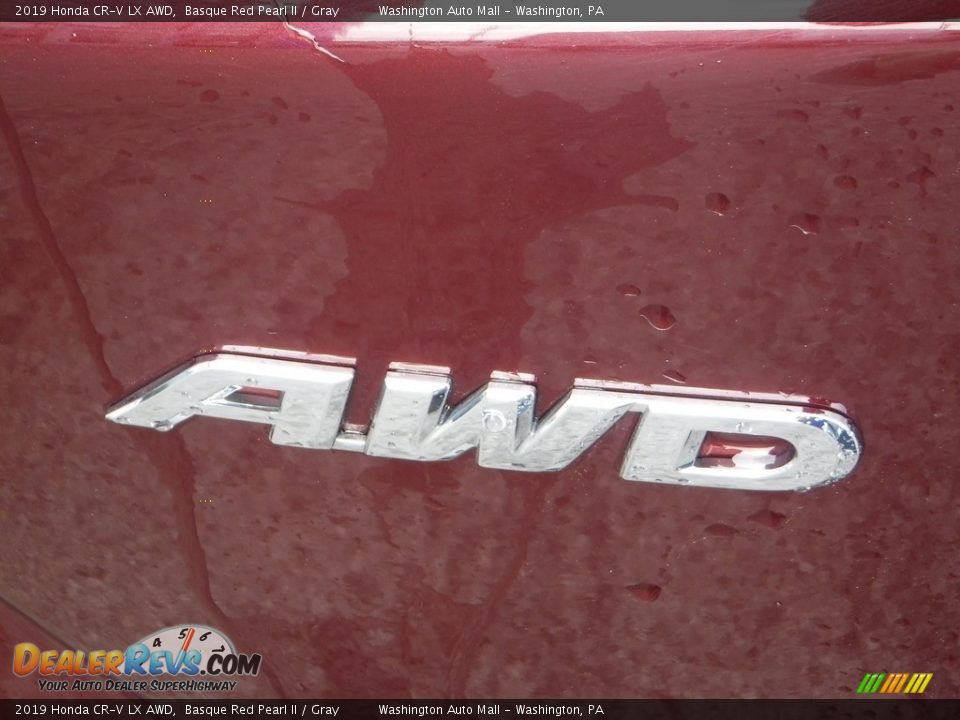 2019 Honda CR-V LX AWD Basque Red Pearl II / Gray Photo #10