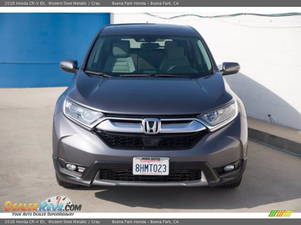 2018 Honda CR-V EX Modern Steel Metallic / Gray Photo #7