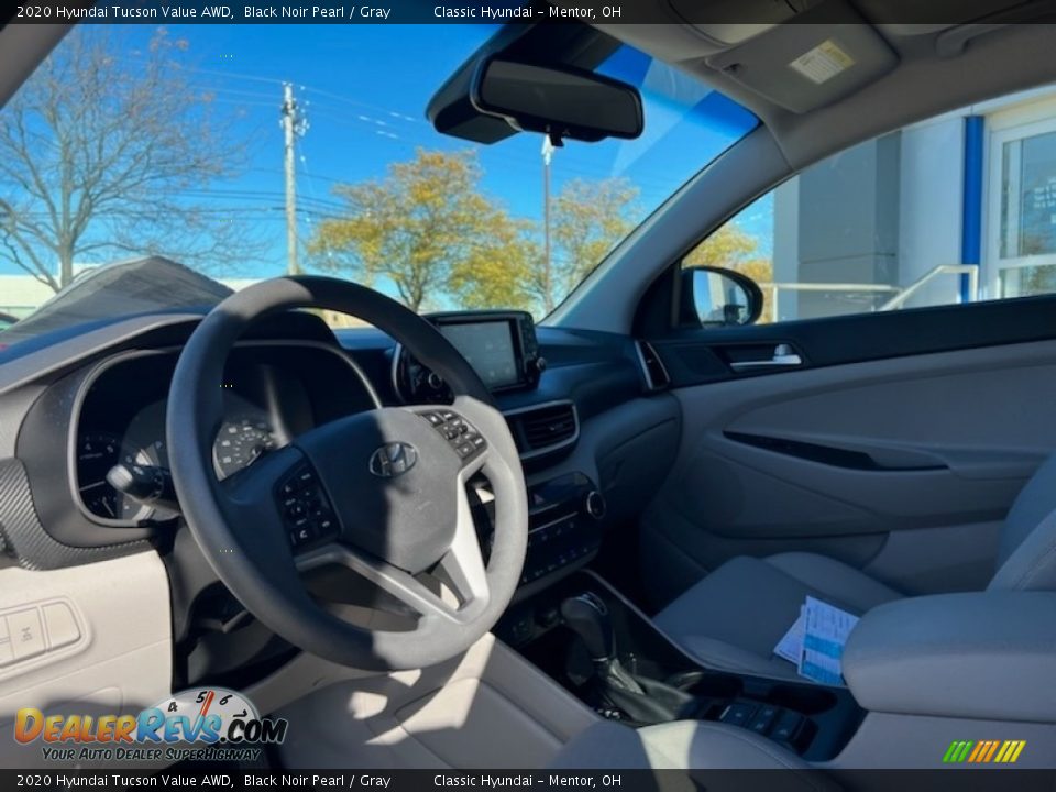 2020 Hyundai Tucson Value AWD Black Noir Pearl / Gray Photo #3