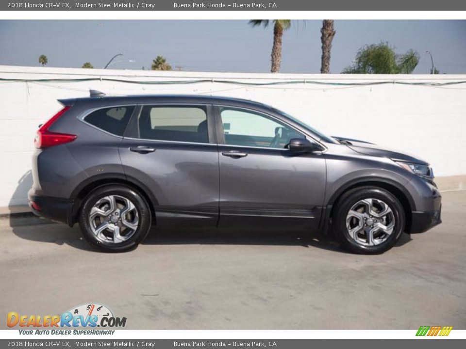 2018 Honda CR-V EX Modern Steel Metallic / Gray Photo #10