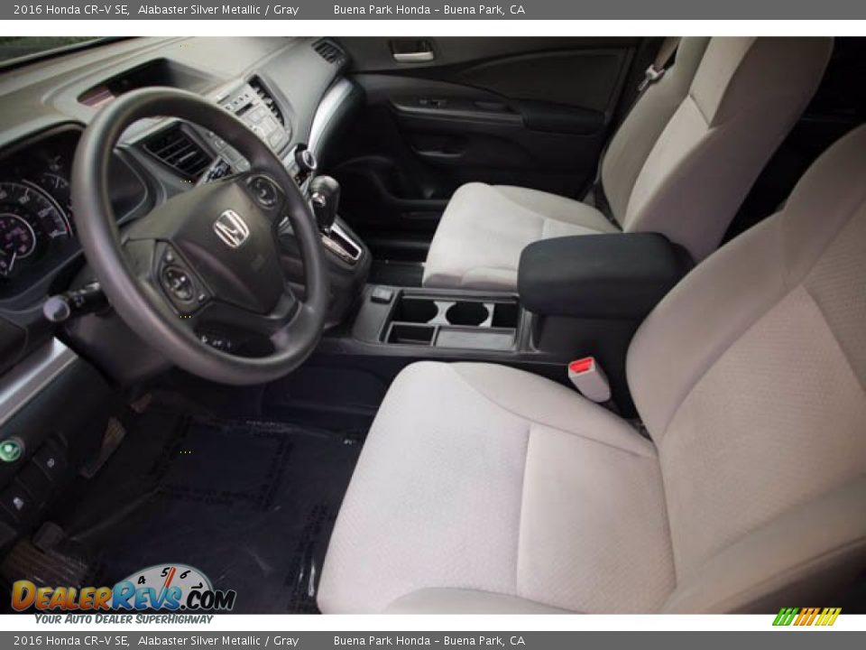 2016 Honda CR-V SE Alabaster Silver Metallic / Gray Photo #3