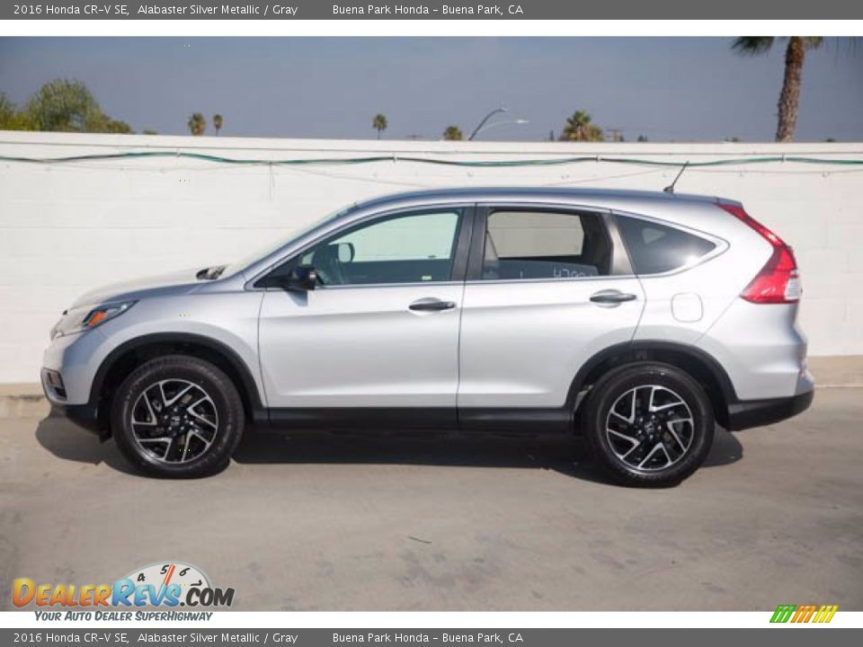 2016 Honda CR-V SE Alabaster Silver Metallic / Gray Photo #8