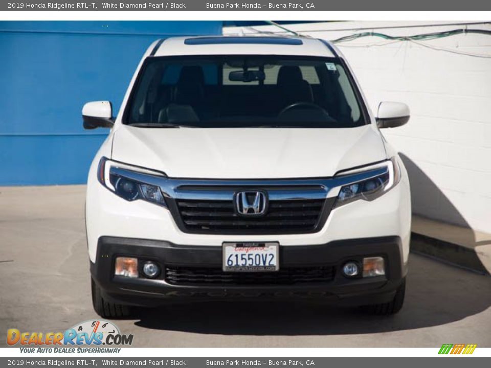 2019 Honda Ridgeline RTL-T White Diamond Pearl / Black Photo #7