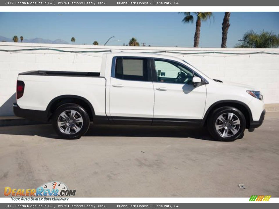 2019 Honda Ridgeline RTL-T White Diamond Pearl / Black Photo #14