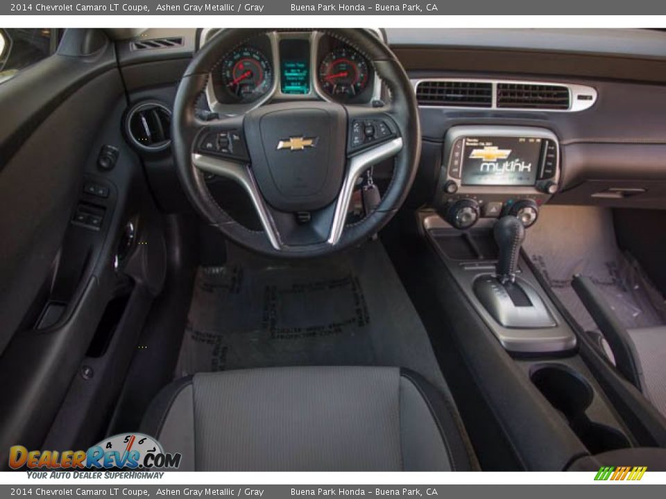 2014 Chevrolet Camaro LT Coupe Ashen Gray Metallic / Gray Photo #5
