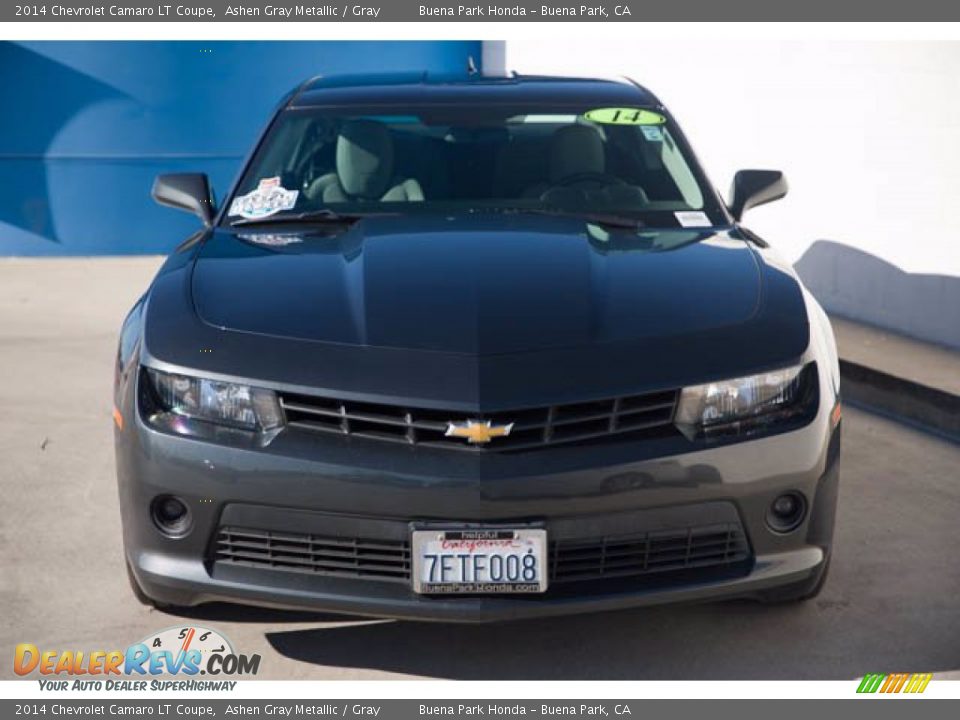 2014 Chevrolet Camaro LT Coupe Ashen Gray Metallic / Gray Photo #7