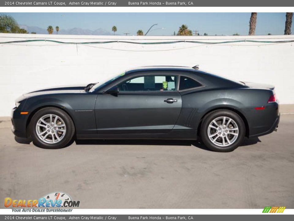 2014 Chevrolet Camaro LT Coupe Ashen Gray Metallic / Gray Photo #8