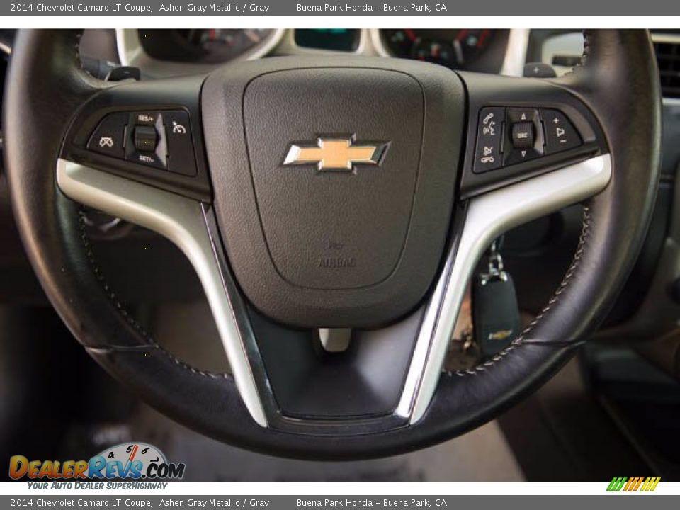 2014 Chevrolet Camaro LT Coupe Ashen Gray Metallic / Gray Photo #13