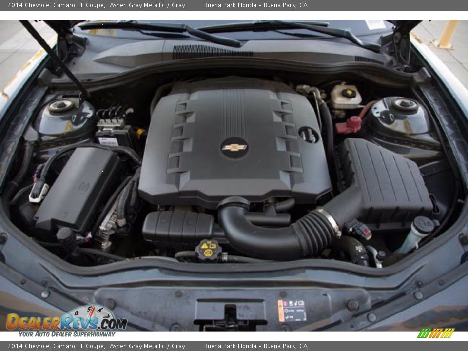 2014 Chevrolet Camaro LT Coupe Ashen Gray Metallic / Gray Photo #26