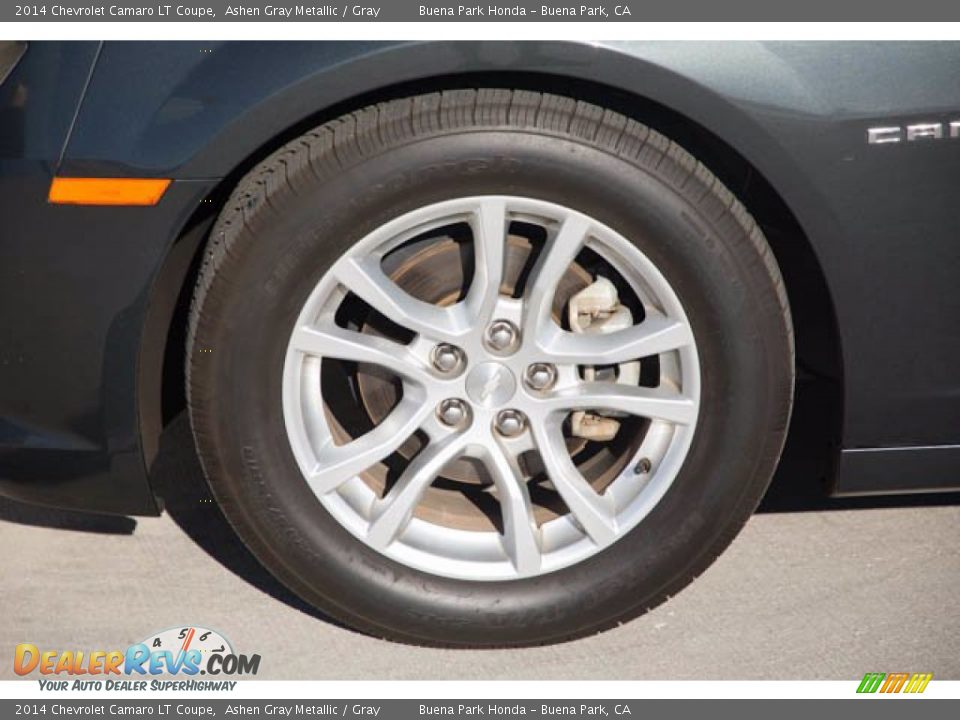 2014 Chevrolet Camaro LT Coupe Ashen Gray Metallic / Gray Photo #30