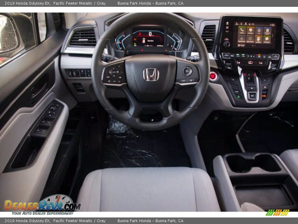 2019 Honda Odyssey EX Pacific Pewter Metallic / Gray Photo #5