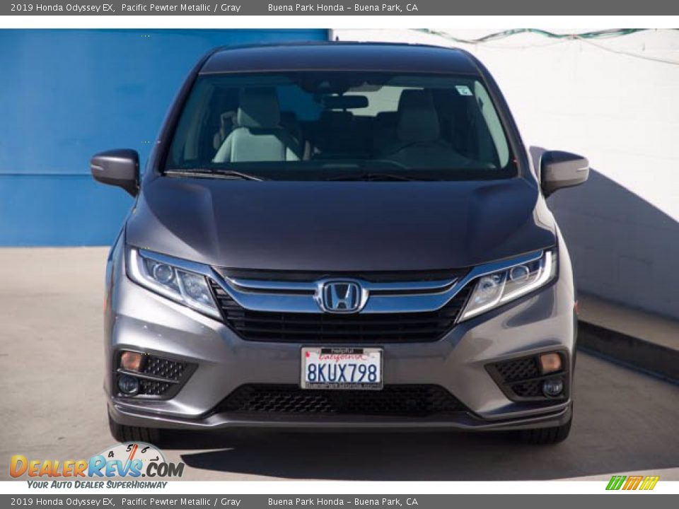 2019 Honda Odyssey EX Pacific Pewter Metallic / Gray Photo #7