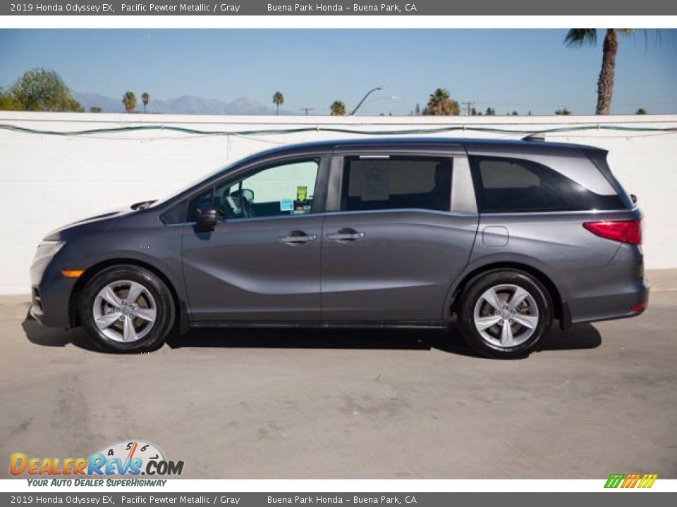 2019 Honda Odyssey EX Pacific Pewter Metallic / Gray Photo #8