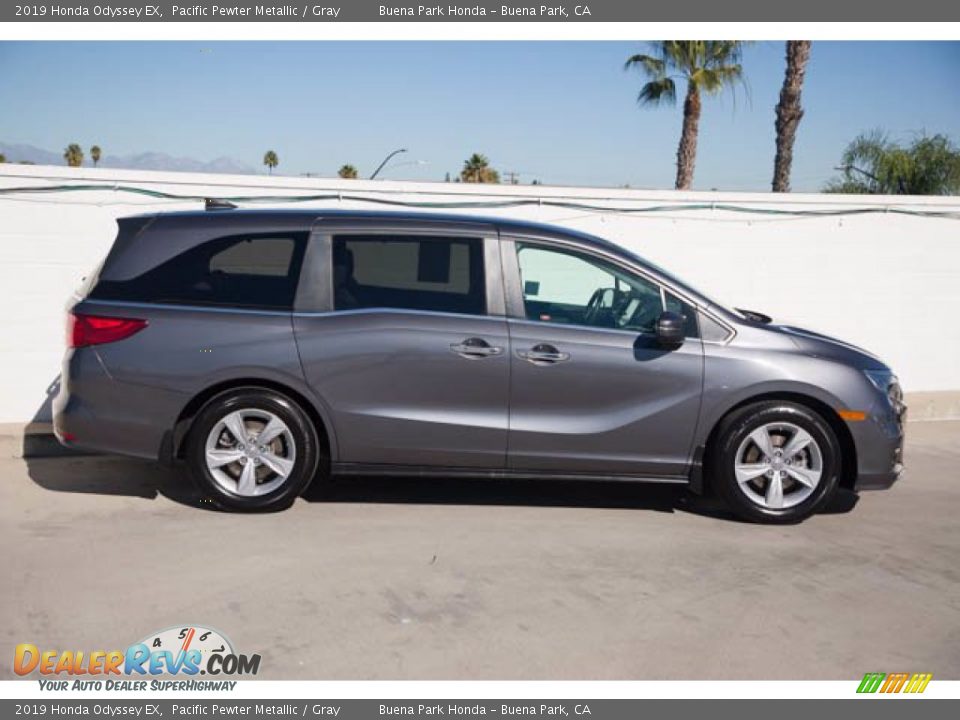 2019 Honda Odyssey EX Pacific Pewter Metallic / Gray Photo #10