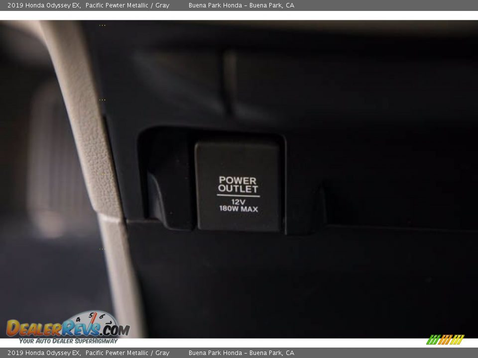 2019 Honda Odyssey EX Pacific Pewter Metallic / Gray Photo #15