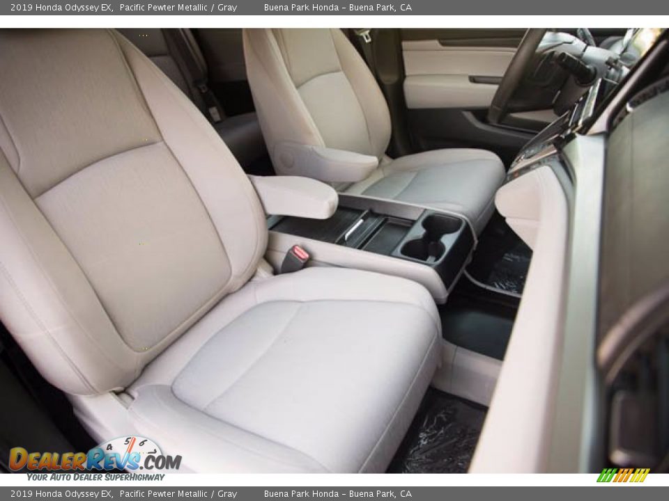 2019 Honda Odyssey EX Pacific Pewter Metallic / Gray Photo #24