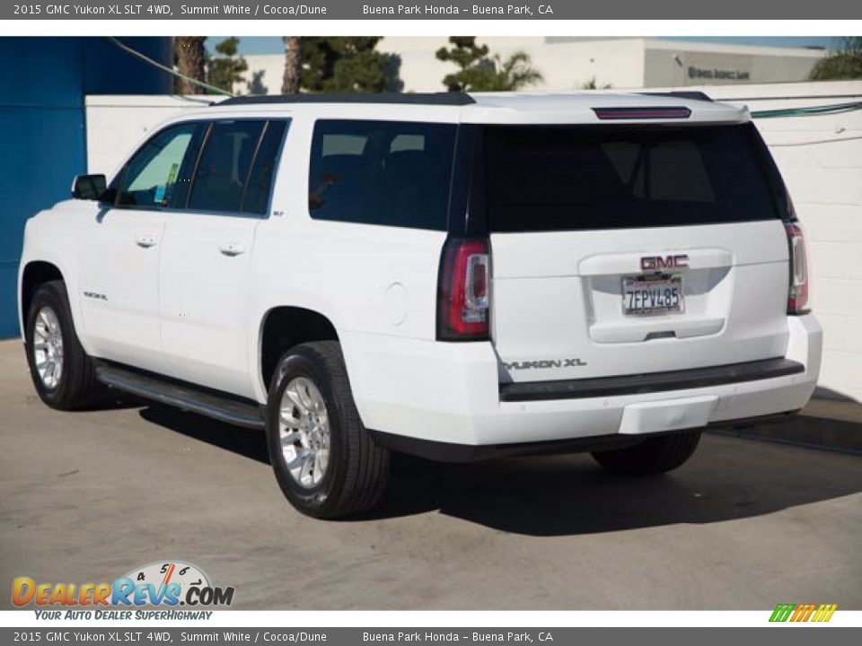 2015 GMC Yukon XL SLT 4WD Summit White / Cocoa/Dune Photo #2