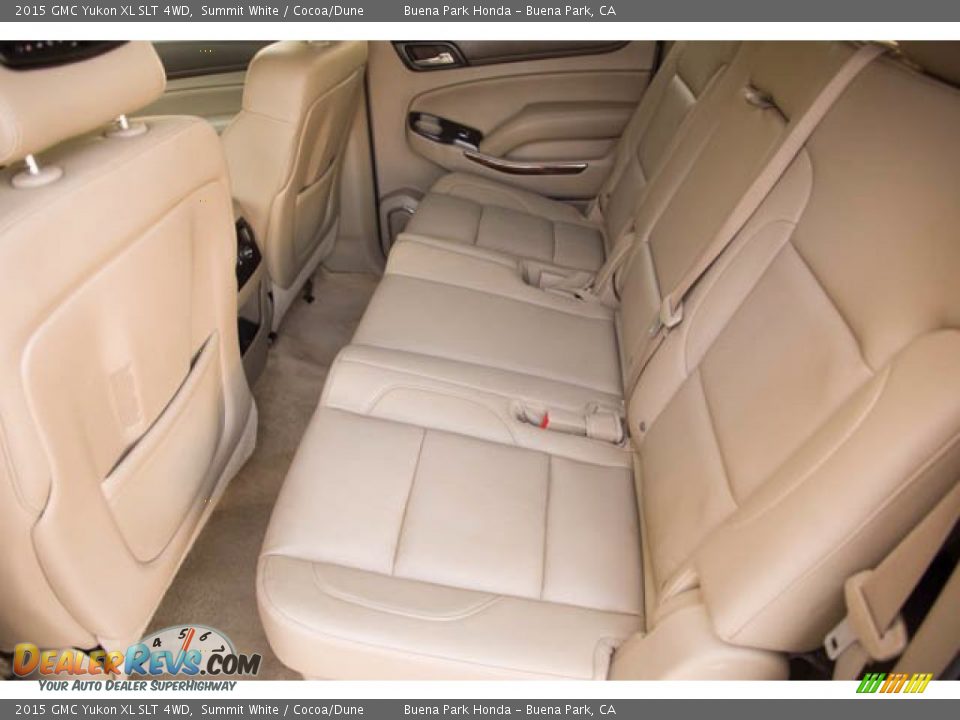 2015 GMC Yukon XL SLT 4WD Summit White / Cocoa/Dune Photo #4