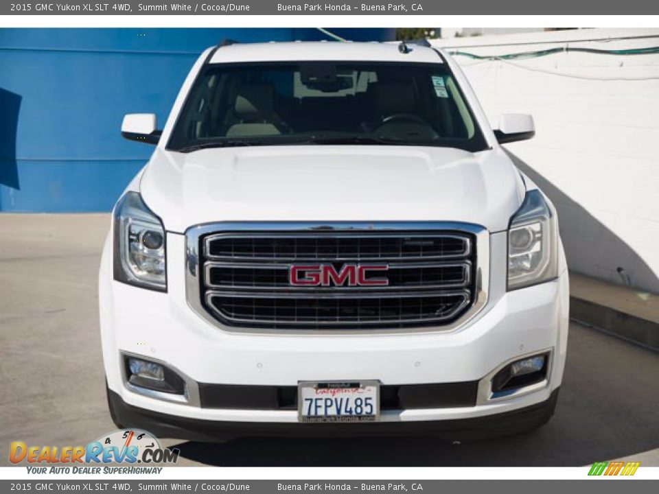 2015 GMC Yukon XL SLT 4WD Summit White / Cocoa/Dune Photo #7