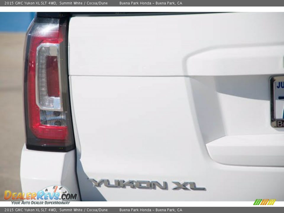 2015 GMC Yukon XL SLT 4WD Summit White / Cocoa/Dune Photo #10