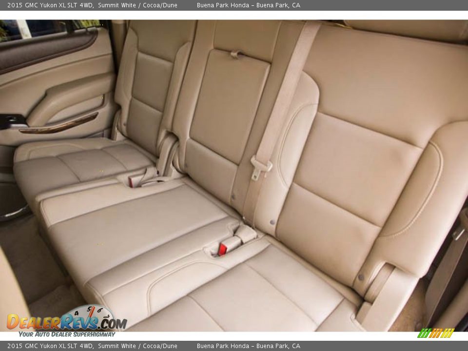 2015 GMC Yukon XL SLT 4WD Summit White / Cocoa/Dune Photo #20