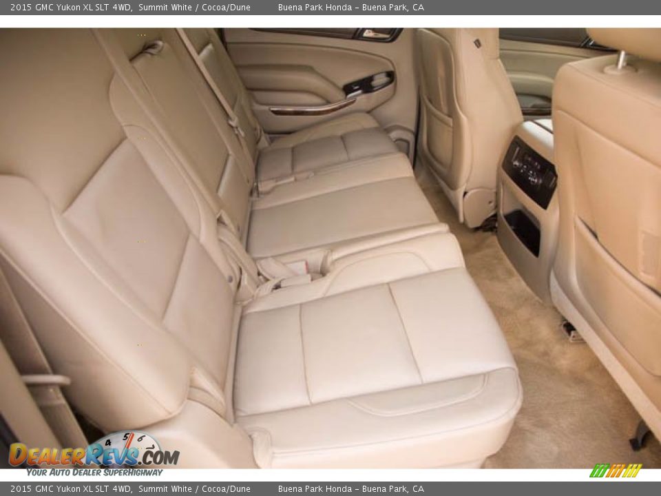 2015 GMC Yukon XL SLT 4WD Summit White / Cocoa/Dune Photo #23