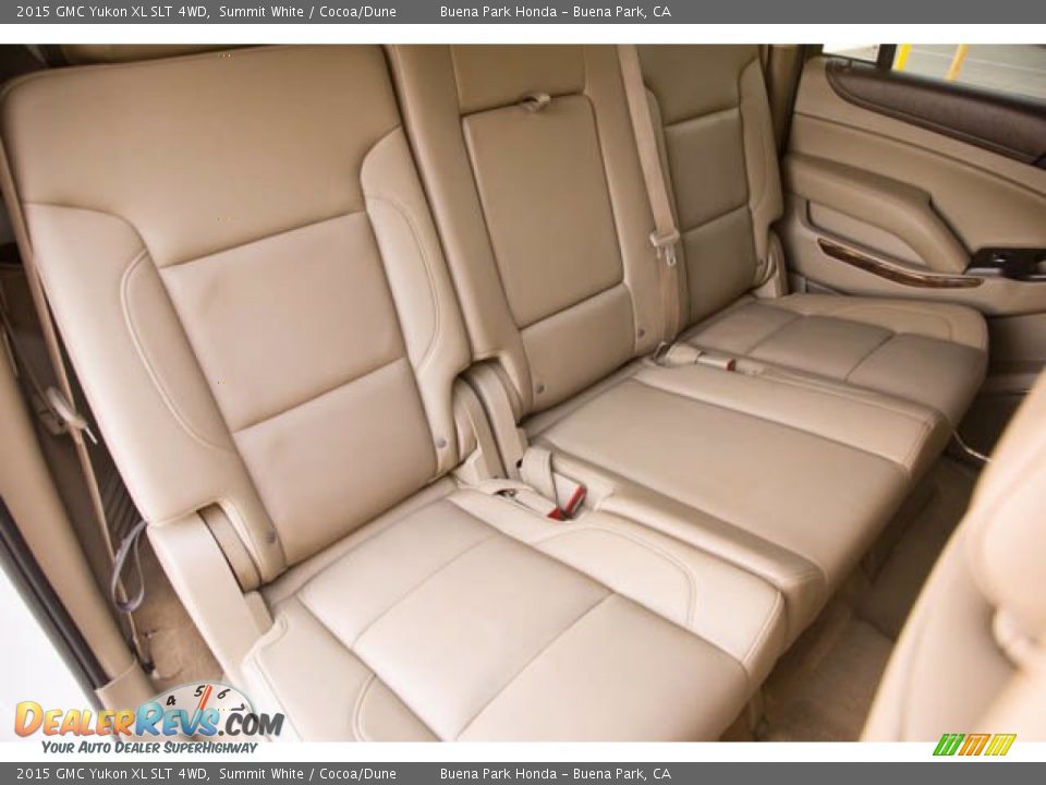 2015 GMC Yukon XL SLT 4WD Summit White / Cocoa/Dune Photo #24