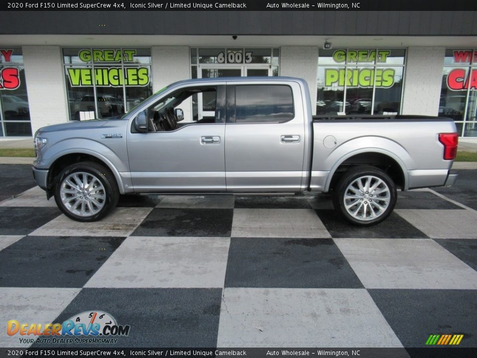 2020 Ford F150 Limited SuperCrew 4x4 Iconic Silver / Limited Unique Camelback Photo #1