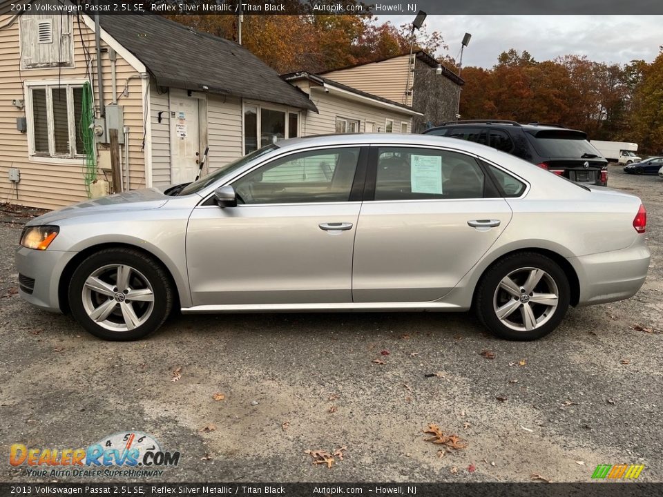 2013 Volkswagen Passat 2.5L SE Reflex Silver Metallic / Titan Black Photo #3