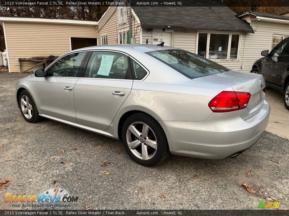 2013 Volkswagen Passat 2.5L SE Reflex Silver Metallic / Titan Black Photo #4